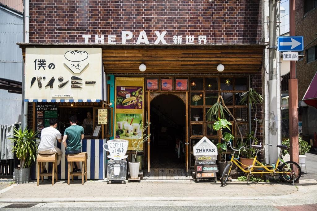 The Pax Hostel in Osaka, Japan