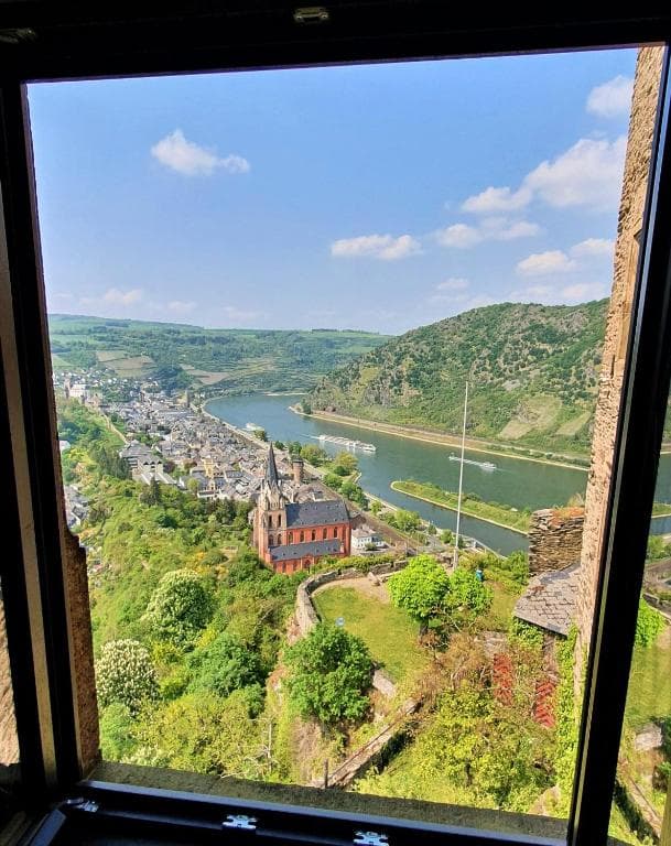 Burghotel auf Schonburg in Oberwesel, Germany