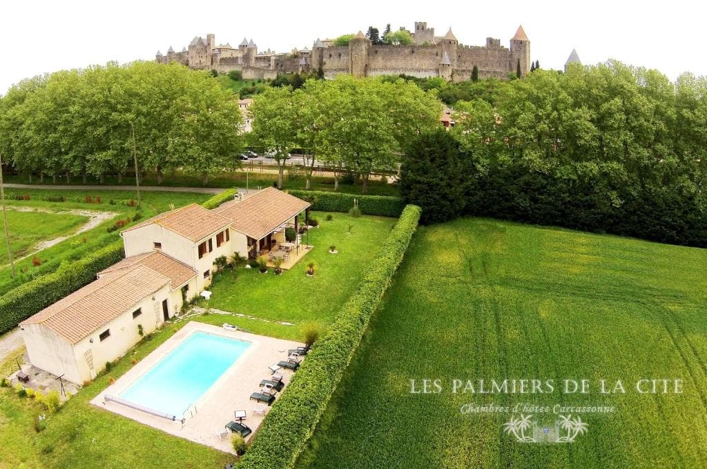 Chambres d'hotes Les Palmiers de la Cite in Carcassonne, France