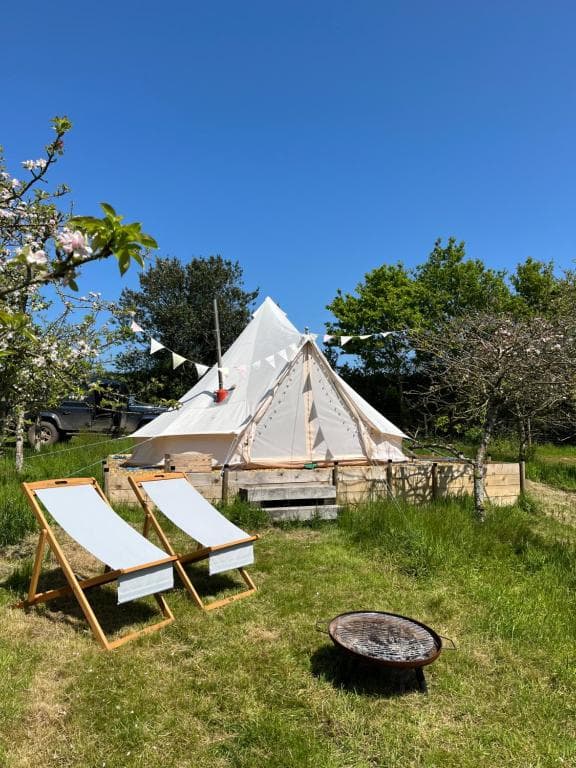 Bowhayes Farm - Camping & Glamping - Bell Tents - Cider Orchard in Newton Poppleford, United Kingdom