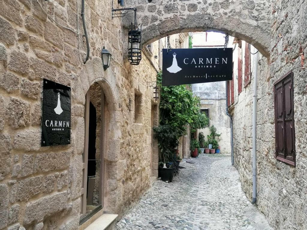 Carmen Art Hotel in Rhodes, Greece