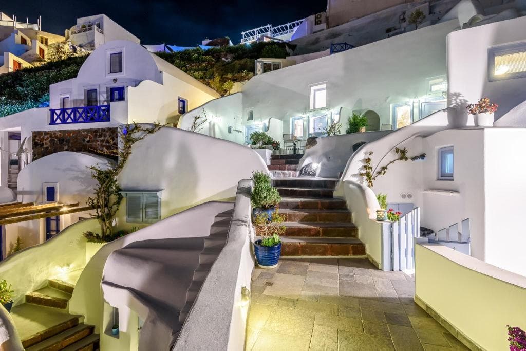 Aris Caves in Santorini, Greece