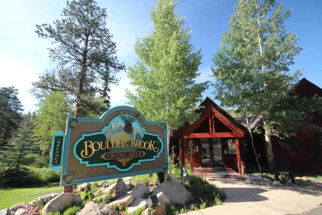 Boulder Brook on Fall River in Estes Park (CO), United States